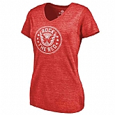 Women's Washington Capitals Hometown Collection Presidential Tri Blend V Neck T-Shirt Red FengYun,baseball caps,new era cap wholesale,wholesale hats